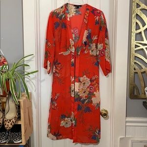 Forever 21 duster coverup wrap swim beach 🏝